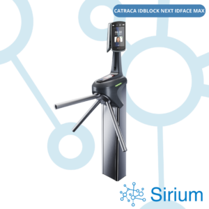 Control iD Catraca iDBlock Next com iDFace Max